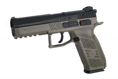 ASG GBB / CO2BB CZ P-09 with Metal Slide & Carry Case (Black / Dark Earth)