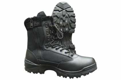 Tru-Spec Tactical Side Zipper Boots (Black) - Size 9 UK / 9.5 US