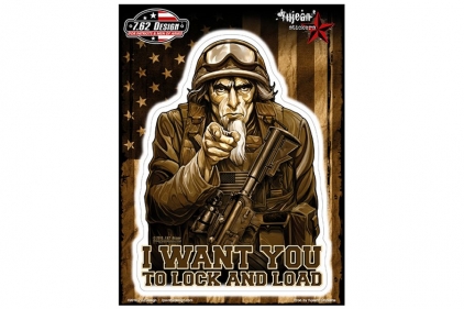 7.62 Design Sticker 'Sam The Grunt'