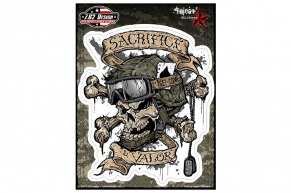 7.62 Design Sticker 'Sacrifice & Valor'