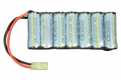Zero One 8.4v 2200mAh NiMH Battery for Ares L85 Carbine, L86 LSW & Star/ICS AN-PEQ
