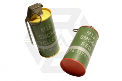 G&G M18 Smoke Grenade Replica Set of 2 (Speedloader Bottle)