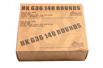 Ares Expendable, G36, 140rd (Box of 5)