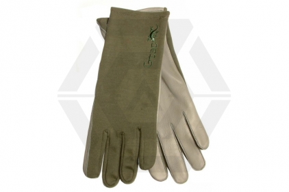 G-Tac Nomex Flight Gloves (Olive) - Size Extra Large