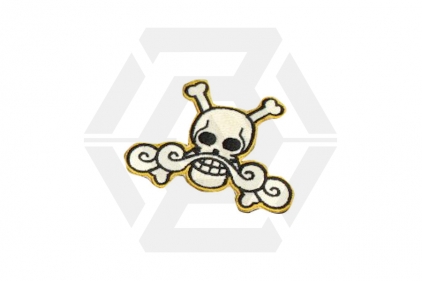 Weekend Warrior Velcro Patch "Moustached Skull"