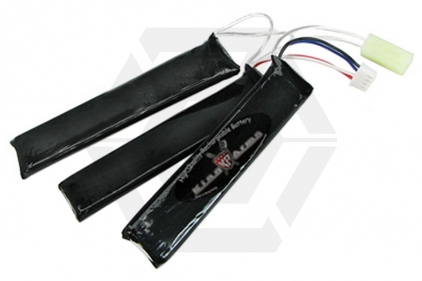 King Arms 11.1v 1100mAh 15C Triplet LiPo Battery