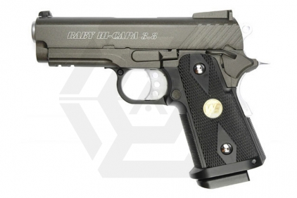 WE GBLK Hi-Capa 3.8 Baby Oblique (Black)