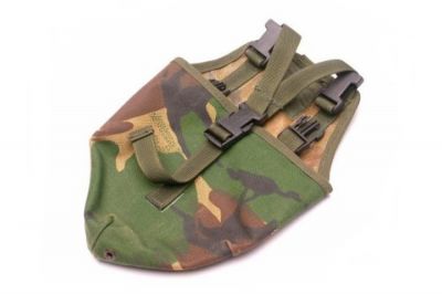 British Genuine Issue PLCE Entrenching Tool Pouch (DPM) - Detail Image 1 © Copyright Zero One Airsoft