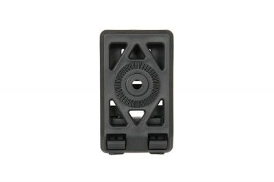 Amomax Belt Clip for Rigid Polymer Holster (Black) - Detail Image 1 © Copyright Zero One Airsoft