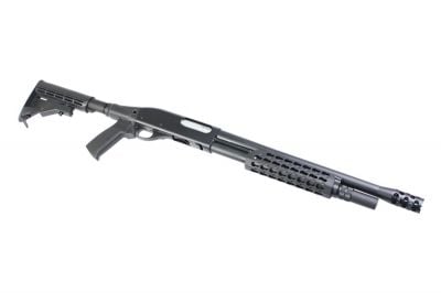 APS CO2 CAM870 MKIII-T Tactical Shotgun (Black) - Detail Image 9 © Copyright Zero One Airsoft