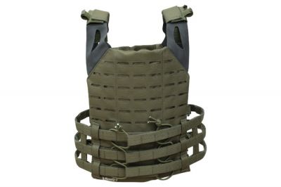 Viper Laser MOLLE Special Ops Plate Carrier (Olive) - Detail Image 2 © Copyright Zero One Airsoft