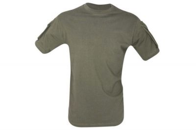 Viper Tactical T-Shirt (Olive) - Size 2XL - Detail Image 1 © Copyright Zero One Airsoft