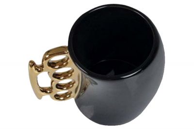 Caliber Gourmet Brass Knuckles Mug - Detail Image 2 © Copyright Zero One Airsoft