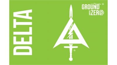 Ground Zero Flag DELTA - 100cm x 150cm (*Pre-Order*) - Detail Image 1 © Copyright Zero One Airsoft