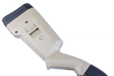 CYMA Spring CM355M Shotgun Full Metal (Black & Tan) - Detail Image 6 © Copyright Zero One Airsoft