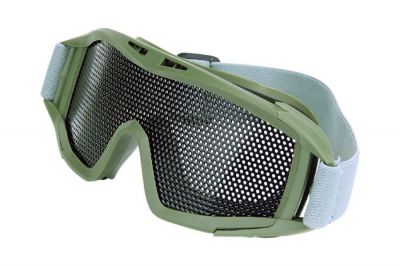 101 Inc Mesh Goggles (Green) - Detail Image 2 © Copyright Zero One Airsoft