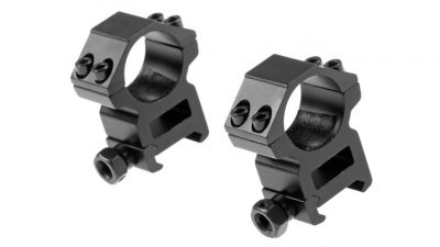 Pirate Arms High Scope Mount Ring Set - Detail Image 1 © Copyright Zero One Airsoft