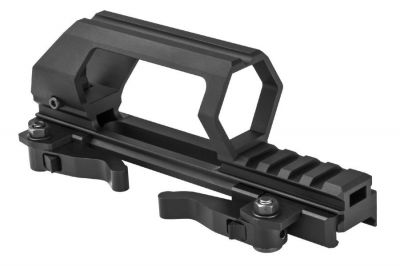 NCS Advanced Carry Handle with QD Mount & Back-Up Rear Sight - Detail Image 2 © Copyright Zero One Airsoft