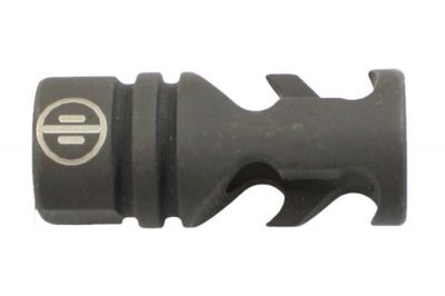 Mad Bull PWS DNTC Type 4 TT 223 Flash Hider 14mm CCW (Black) - Detail Image 2 © Copyright Zero One Airsoft