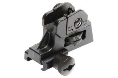 G&G 20mm RIS Rear Sight M4 Style (Black) - Detail Image 1 © Copyright Zero One Airsoft