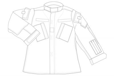 Tru-Spec Tactical Response Shirt (MultiCam) - Chest Small 33-37" - Detail Image 2 © Copyright Zero One Airsoft
