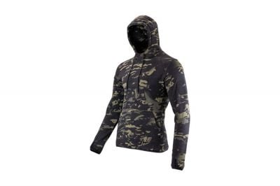 Viper Fleece Hoodie (Black MultiCam) - Size Small - Detail Image 1 © Copyright Zero One Airsoft