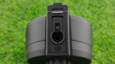A&K AEG Electric Drum Mag for G39 3000rds (Black) - Detail Image 4 © Copyright Zero One Airsoft