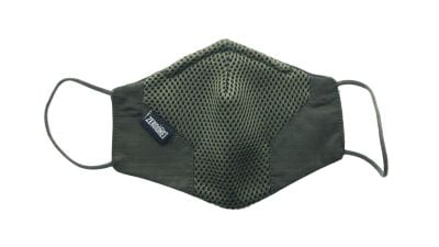 ZO MESH Vent Face Covering (Olive) - Detail Image 1 © Copyright Zero One Airsoft