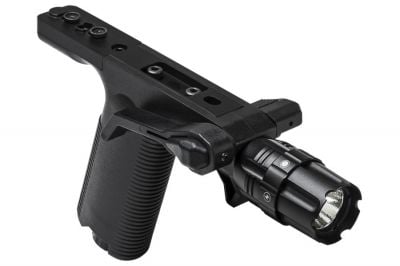 NCS Vertical Grip with Strobe Flashlight for KeyMod - Detail Image 1 © Copyright Zero One Airsoft
