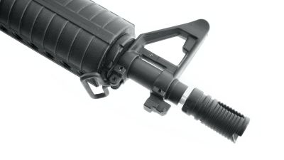 APS AEG M4A1 Carbine ASR105 (Black) - Detail Image 3 © Copyright Zero One Airsoft
