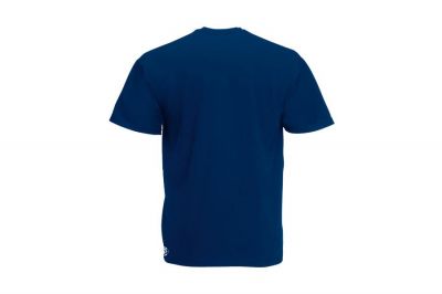 ZO Combat Junkie T-Shirt 'For Adults' (Navy) - Size Large - Detail Image 2 © Copyright Zero One Airsoft