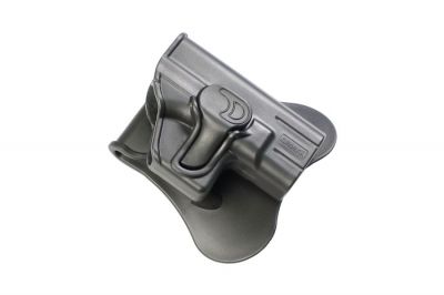 Amomax Rigid Polymer Holster for GK42 (Black) - Detail Image 1 © Copyright Zero One Airsoft