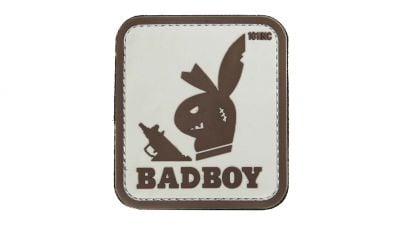 101 Inc PVC Velcro Patch "Badboy" (Tan)