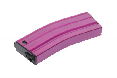 G&G AEG Mag for M4 125rds (Pink) - Detail Image 1 © Copyright Zero One Airsoft