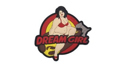 101 Inc PVC Velcro Patch &quotDream Girl" - Detail Image 1 © Copyright Zero One Airsoft