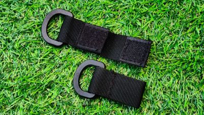 ZO Molle Velcro D-Loop (Pack of 2) (Black) - Detail Image 1 © Copyright Zero One Airsoft