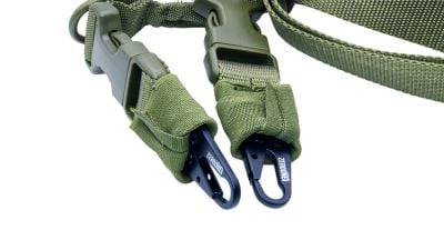ZO Two Point Bungee Sling (Olive) - Detail Image 1 © Copyright Zero One Airsoft