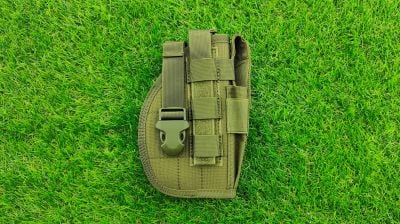 ZO MOLLE Holster (Olive) - Detail Image 1 © Copyright Zero One Airsoft