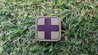 ZO PVC Velcro Patch &quotMedic" (Olive) - Detail Image 1 © Copyright Zero One Airsoft