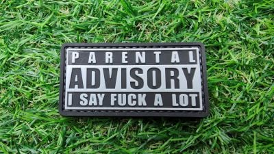 ZO PVC Velcro Patch "Parental Advisory"
