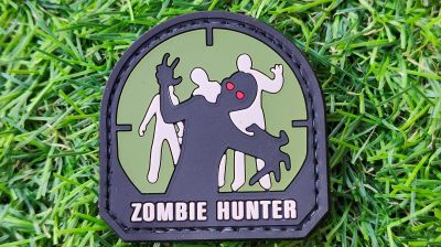 ZO PVC Velcro Patch "Zombie Hunter" - Detail Image 1 © Copyright Zero One Airsoft