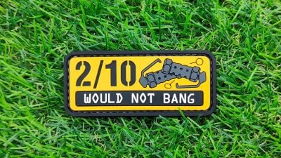 ZO PVC Velcro Patch &quotWould Not Bang" - Detail Image 1 © Copyright Zero One Airsoft