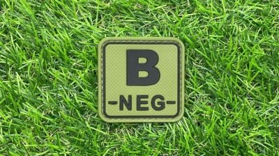 ZO PVC Velcro Patch "B- Square" (Olive) - Detail Image 1 © Copyright Zero One Airsoft