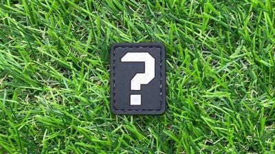 ZO PVC Velcro Patch "Question Mark" - Detail Image 1 © Copyright Zero One Airsoft
