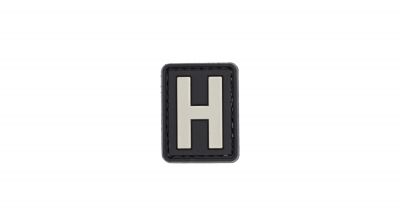 ZO PVC Velcro Patch "Letter H"