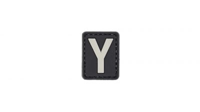 ZO PVC Velcro Patch "Letter Y" - Detail Image 1 © Copyright Zero One Airsoft