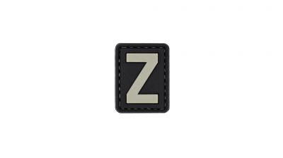 ZO PVC Velcro Patch "Letter Z"