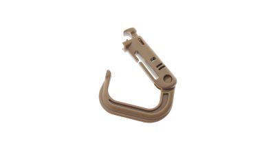 ZO Grimloc Carabiner (Pack of 2) (Coyote) - Detail Image 2 © Copyright Zero One Airsoft