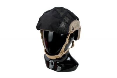 TMC Mesh Helmet Cover (Black) - Detail Image 3 © Copyright Zero One Airsoft