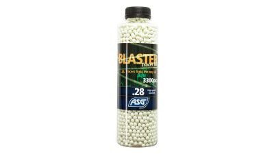 ASG Blaster Tracer BB 0.28g 3300rds Bottle (Green) - Detail Image 1 © Copyright Zero One Airsoft
